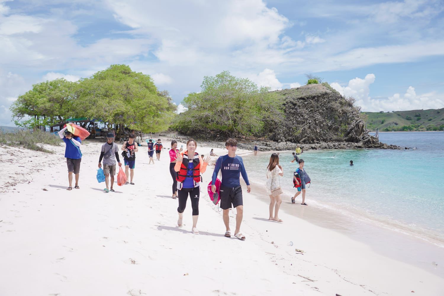 pink beach