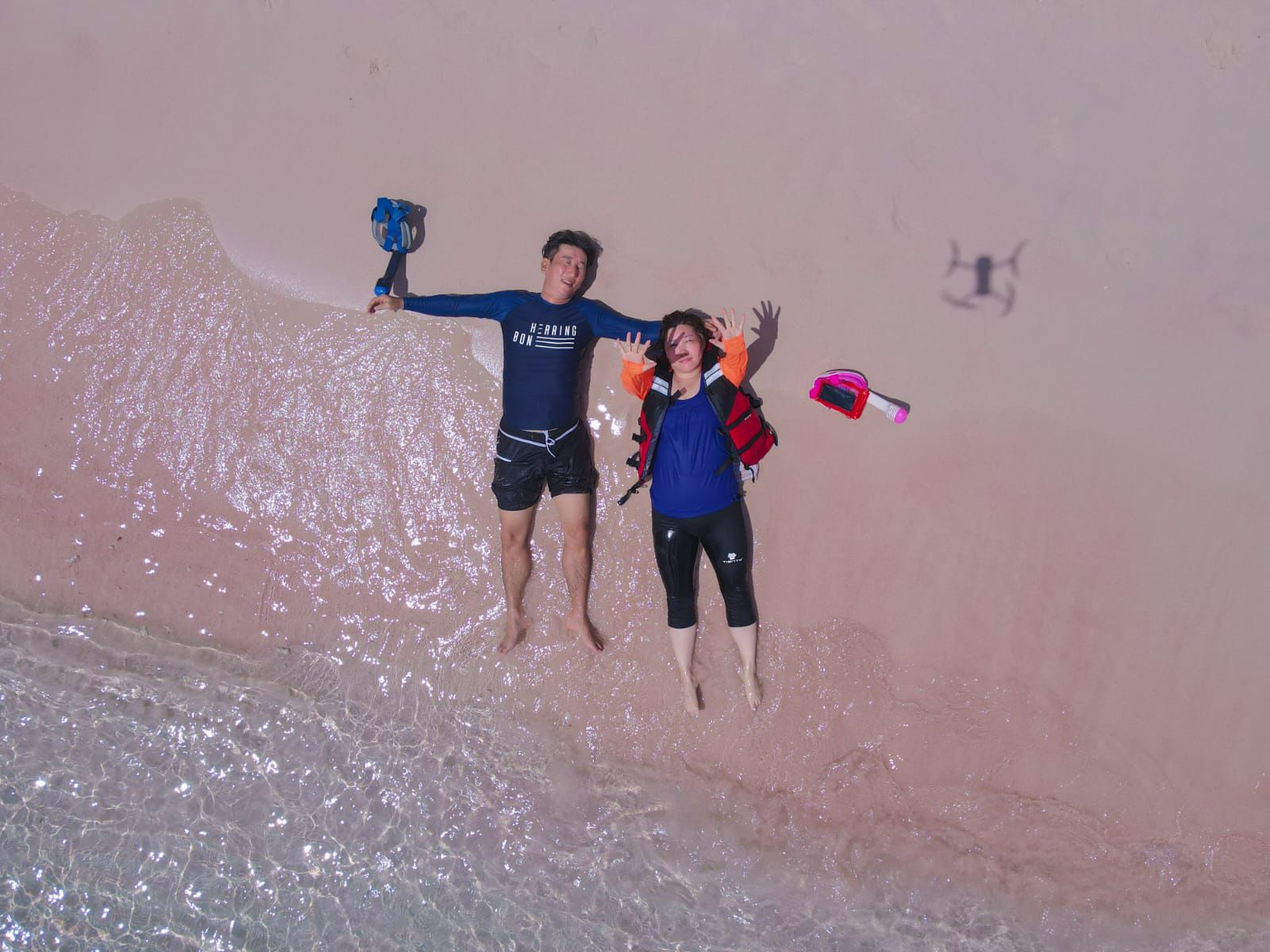 pink beach